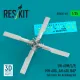 Reskit Rsu35-0101 1/35 Uh-60m/L/P Mh-60g Ah-60l Dap Tail Rotor For Academy