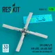 Reskit Rsu35-0101 1/35 Uh-60m/L/P Mh-60g Ah-60l Dap Tail Rotor For Academy