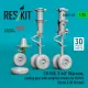 Reskit Rsu35-0105 1/35 Ch-54b S-64f Skycrane Landing Gear With Weighted Wheels Icm