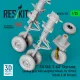 Reskit Rsu35-0105 1/35 Ch-54b S-64f Skycrane Landing Gear With Weighted Wheels Icm