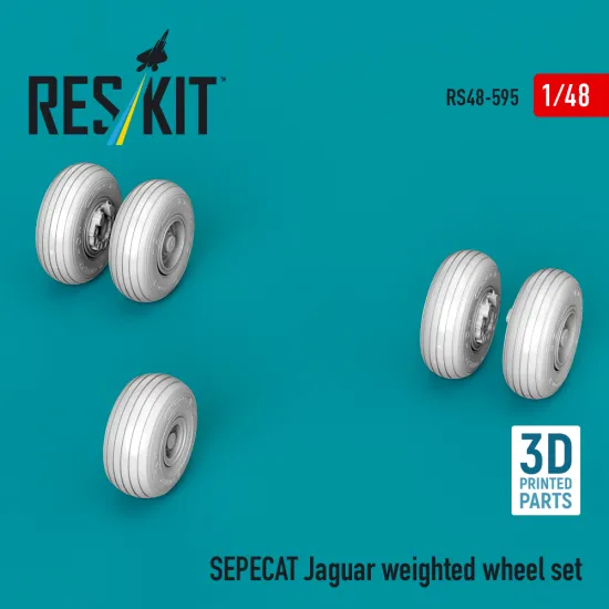 Reskit Rs48-0595 1/48 Sepecat Jaguar Weighted Wheel Set