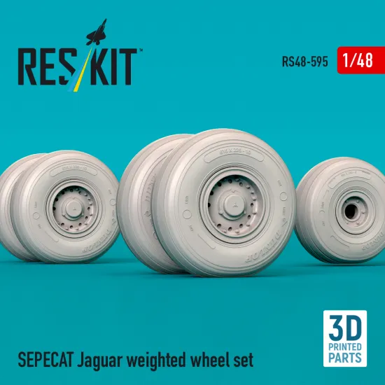Reskit Rs48-0595 1/48 Sepecat Jaguar Weighted Wheel Set