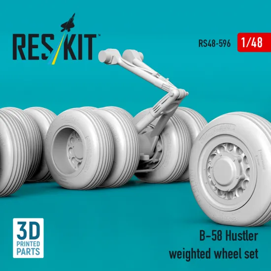 Reskit Rs48-0596 1/48 B-58 Hustler Weighted Wheel Set