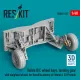 Reskit Rsu48-0635 1/48 Rafale B/C Wheel Bays Landing Gear With Weighted Wheels For Revell/Academy
