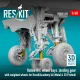Reskit Rsu48-0635 1/48 Rafale B/C Wheel Bays Landing Gear With Weighted Wheels For Revell/Academy