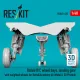 Reskit Rsu48-0635 1/48 Rafale B/C Wheel Bays Landing Gear With Weighted Wheels For Revell/Academy