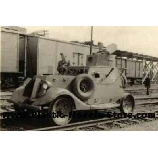 BA-20ZhD Railroad version Soviet vehicle 1/72 ACE 72210