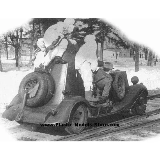 BA-20ZhD Railroad version Soviet vehicle 1/72 ACE 72210