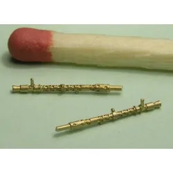 Us Stock Mg-34 Gun Barrel 2 Pieces 1/72 Mini World 7218a