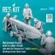 Reskit Rsf72-0097 1/72 Red Jerseys 2 Pcs Aero 21a Mhu-191a/M With Aim-54c Phoenix For F-14b/D Scene 2 Us Navy Carrier Deck Crew