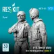 Reskit Rsf72-0141 1/72 F-14 Tomcat Pilots In A Standing Position Scene 1 2 Pcs