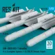 Reskit Rs72-0522 1/72 Aim-2000 Iris-t Missiles F-4 Eurofighter Typhoon F-16 Typhoon, F-16, F/A-18, Tornado, Gripen