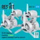 Reskit Rsu72-0266 1/72 B-24 Liberator Propellers 2 Types Engines And Cowlings 4 Pcs Airfix Kit