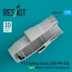 Reskit Rsu72-0347 1/72 F-16 Fighting Falcon F100-pw-220 Open Exhaust Nozzle For Hasegawa