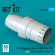 Reskit Rsu72-0348 1/72 F-16 Fighting Falcon F100-pw-220 Open Exhaust Nozzle For Revell