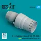 Reskit Rsu72-0349 1/72 F-16 Fighting Falcon F100-pw-220 Open Exhaust Nozzle For Tamiya Kit