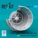 Reskit Rsu72-0349 1/72 F-16 Fighting Falcon F100-pw-220 Open Exhaust Nozzle For Tamiya Kit