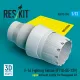 Reskit Rsu72-0355 1/72 F-16 Fighting Falcon F110-ge-129 Open Exhaust Nozzle For Hasegawa