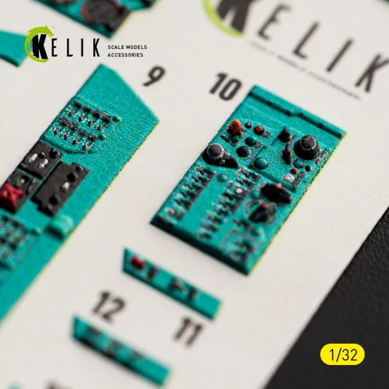 Kelik K32069 1/32 Mig-23 Mld Interior 3d Decals For Trumpeter