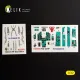 Kelik K32070 1/32 Mig-23 Mf Interior 3d Decals For Trumpeter
