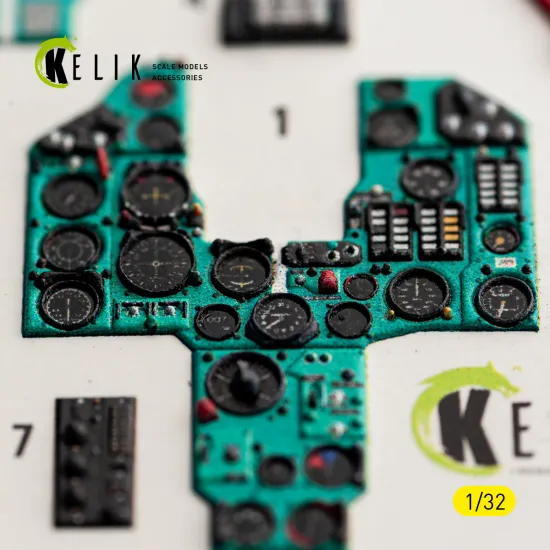 Kelik K32070 1/32 Mig-23 Mf Interior 3d Decals For Trumpeter