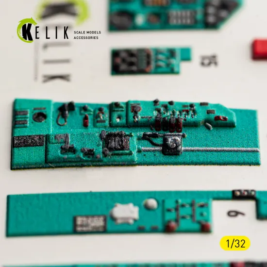 Kelik K32070 1/32 Mig-23 Mf Interior 3d Decals For Trumpeter