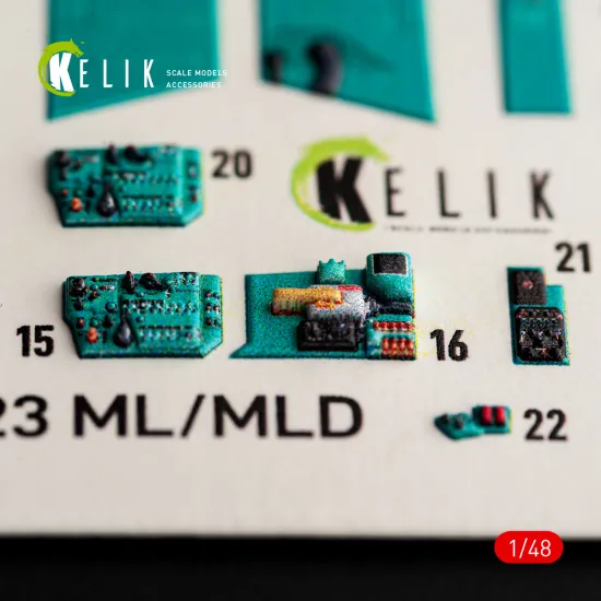 Kelik K48197 1/48 Mig-23 Ml/Mld Interior 3d Decals For Trumpeter