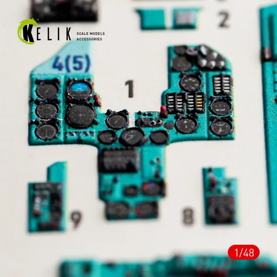 Kelik K48197 1/48 Mig-23 Ml/Mld Interior 3d Decals For Trumpeter
