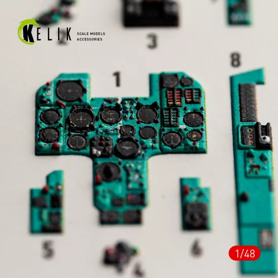 Kelik K48198 1/48 Mig-23bn Interior 3d Decals For Trumpeter