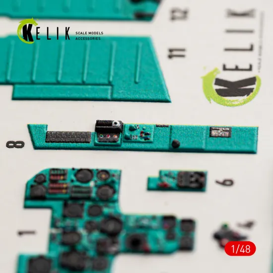Kelik K48198 1/48 Mig-23bn Interior 3d Decals For Trumpeter
