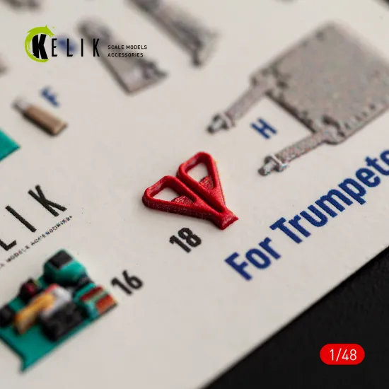 Kelik K48199 1/48 Mig-23mf Interior 3d Decals For Trumpeter