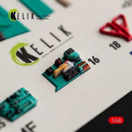 Kelik K48199 1/48 Mig-23mf Interior 3d Decals For Trumpeter
