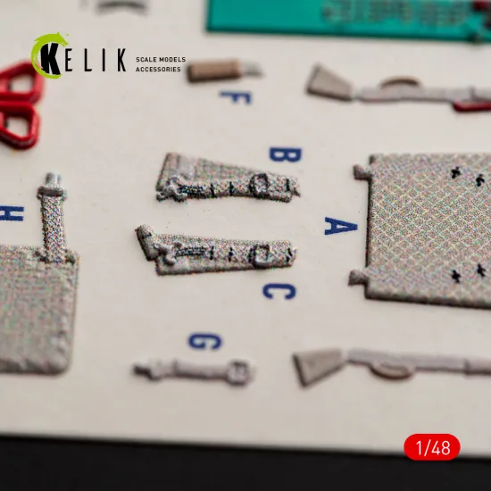 Kelik K48199 1/48 Mig-23mf Interior 3d Decals For Trumpeter