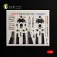 Kelik K48200 1/48 F-106b Delta Dart Type 1 Interior 3d Decals For Trumpeter