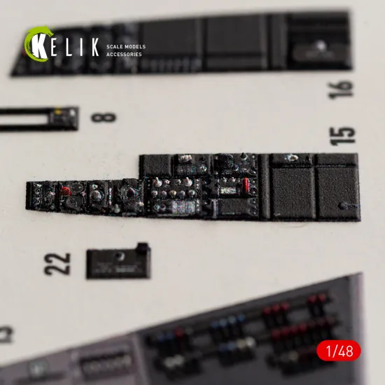 Kelik K48200 1/48 F-106b Delta Dart Type 1 Interior 3d Decals For Trumpeter