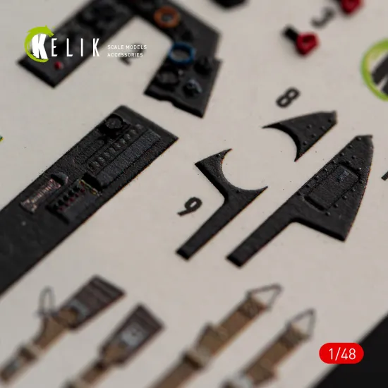 Kelik K48202 1/48 Fw-190d-9 - Interior 3d Decals For Miniart