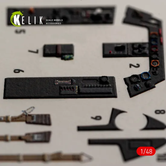 Kelik K48202 1/48 Fw-190d-9 - Interior 3d Decals For Miniart