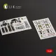 Kelik K48203 1/48 F-4e Terminator Interior 3d Decals For Hasegawa
