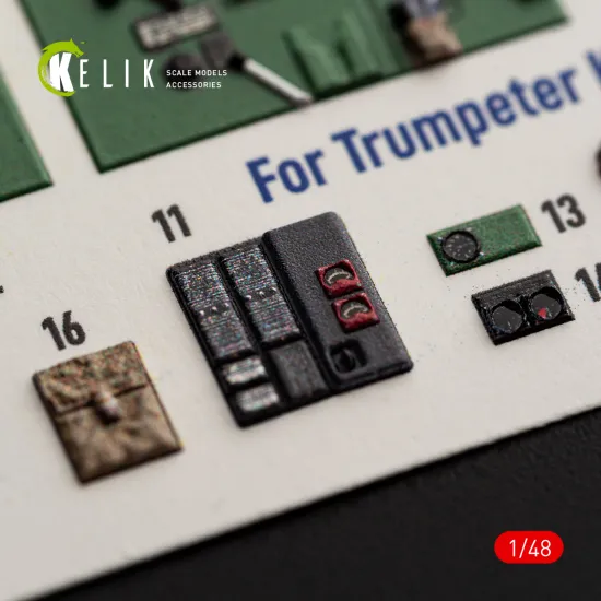 Kelik K48204 1/48 Fulmar Mk.ii - Interior 3d Decals For Trumpeter