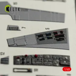 Kelik K48210 1/48 F-106a Delta Dart Type 1 Interior 3d Decals For Trumpeter