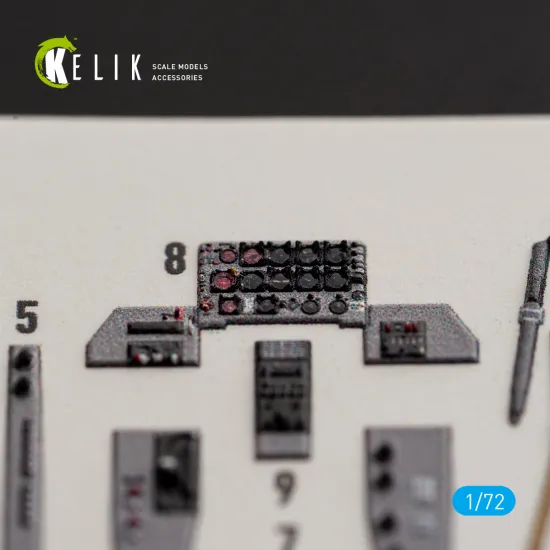Kelik K72263 1/72 T-1b Interior 3d Decals For Platz