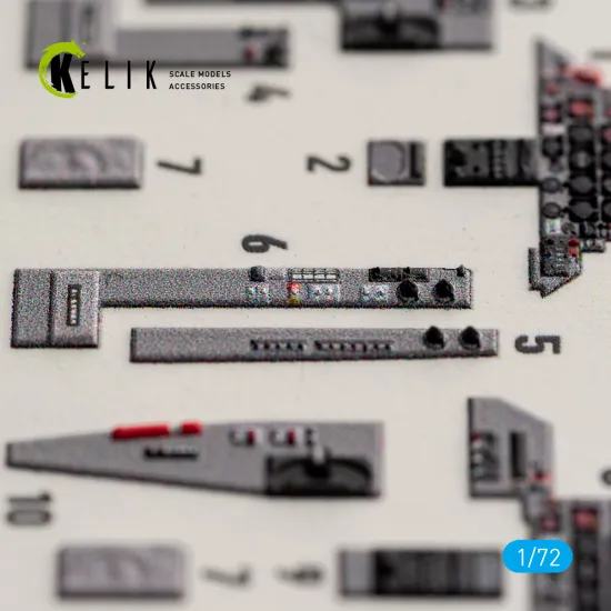 Kelik K72263 1/72 T-1b Interior 3d Decals For Platz