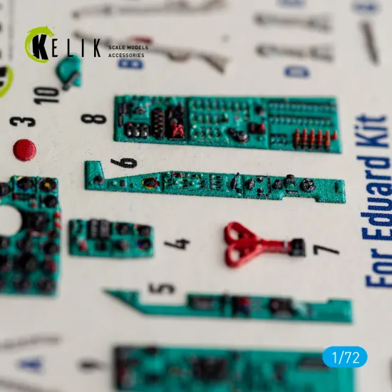 Kelik K72264 1/72 Mig-21 Bis Interior 3d Decals For Eduard