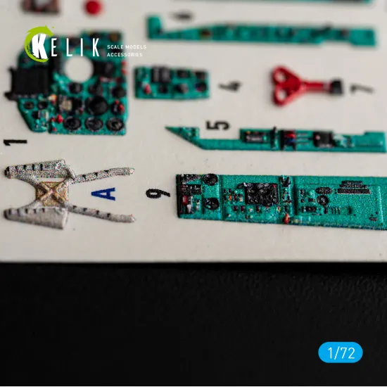 Kelik K72264 1/72 Mig-21 Bis Interior 3d Decals For Eduard