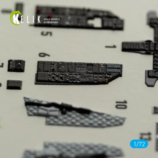 Kelik K72266 1/72 A-10a Thunderbolt Interior 3d Decals For Gwh