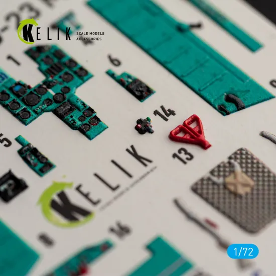 Kelik K72270 1/72 Mig-23mld Interior 3d Decals For Clearprop