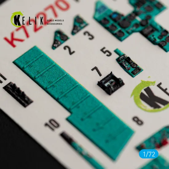 Kelik K72270 1/72 Mig-23mld Interior 3d Decals For Clearprop