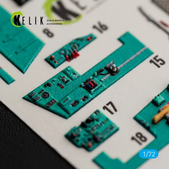 Kelik K72270 1/72 Mig-23mld Interior 3d Decals For Clearprop