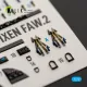 Kelik K72276 1/72 Sea Vixen Faw.2 Interior 3d Decals For Cyberhobby