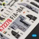 Kelik K72278 1/72 F/A-18a Interior 3d Decals For Academy 12411